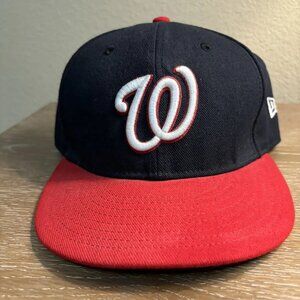New Era Washington Nationals 59FIFTY Navy Blue Hat (Men’s Size 7 3/8)